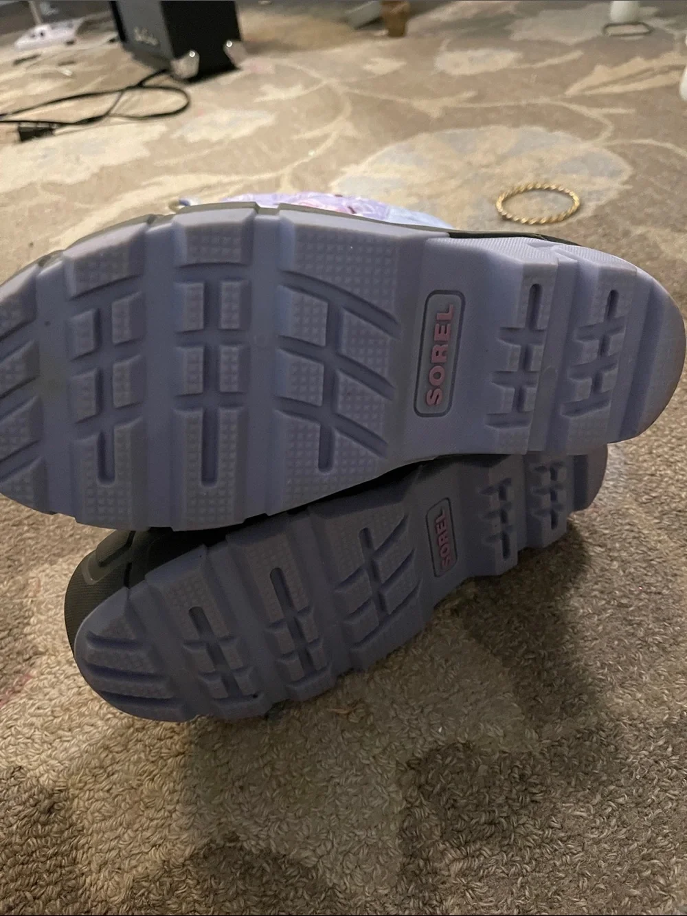 Kids Purple Winter Boots